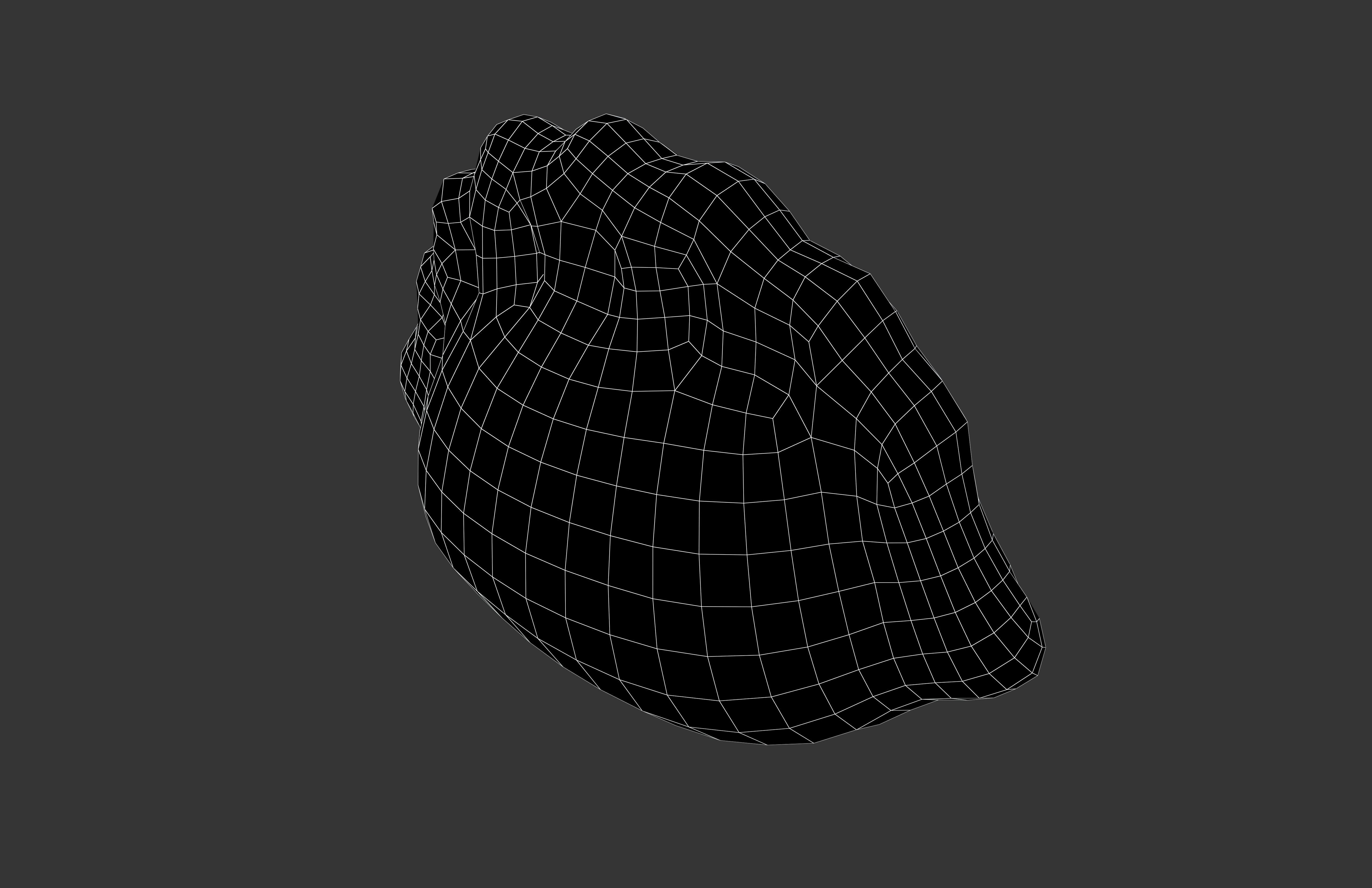 Dumpling v1 001 Low-poly 3D model_4