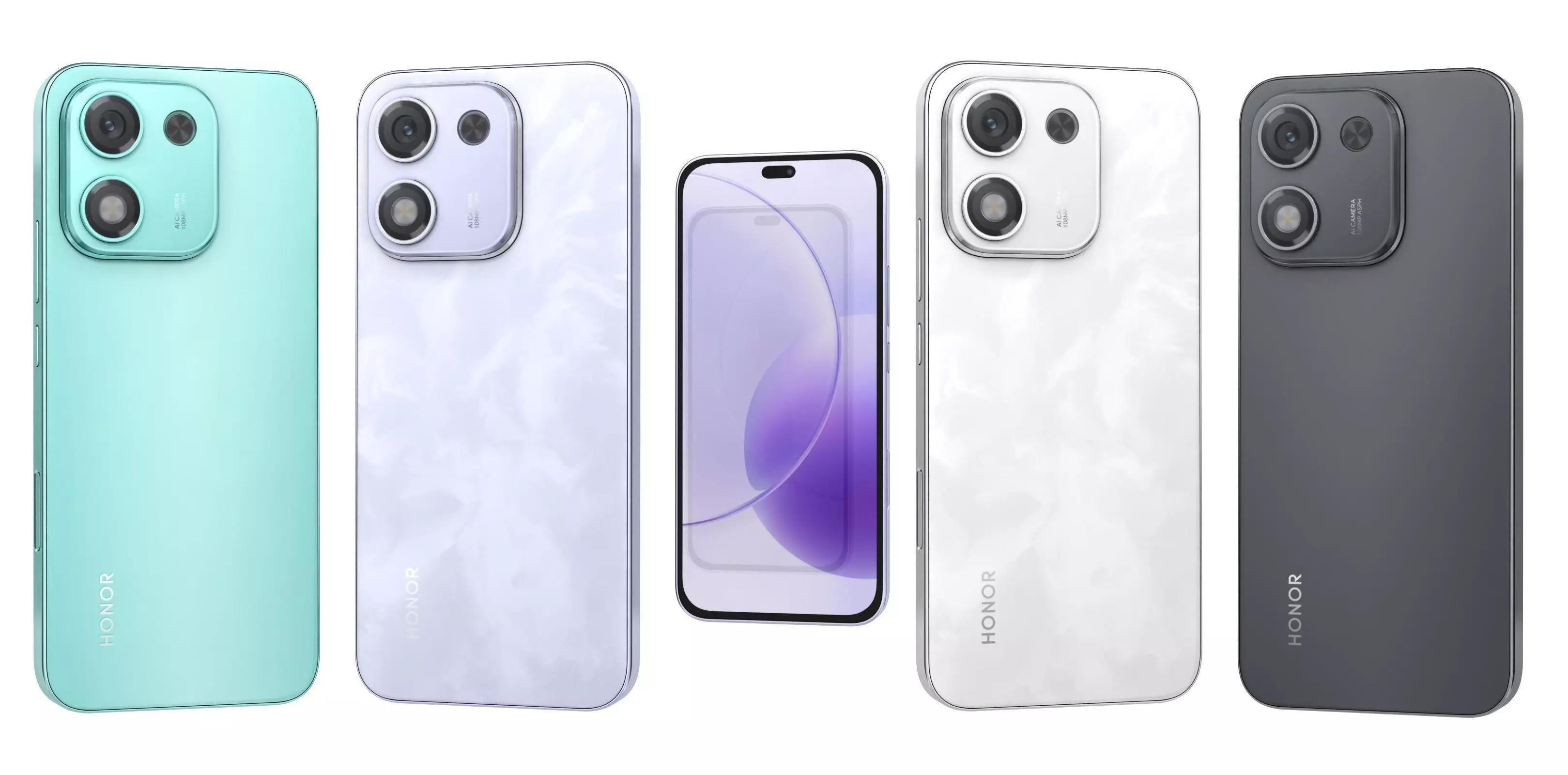 Honor X70i All Colors 3D model_0