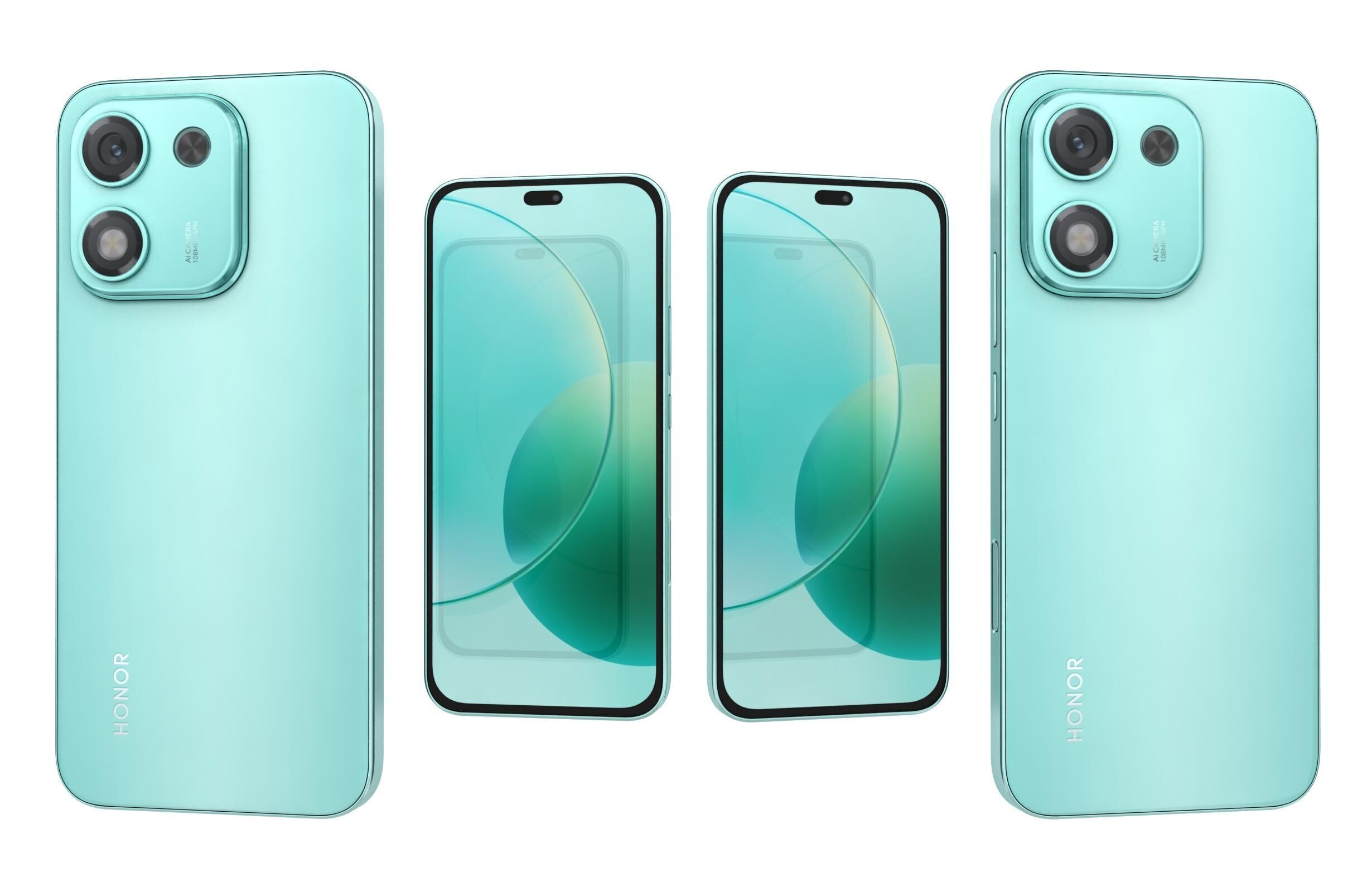 Honor X70i All Colors 3D model_19