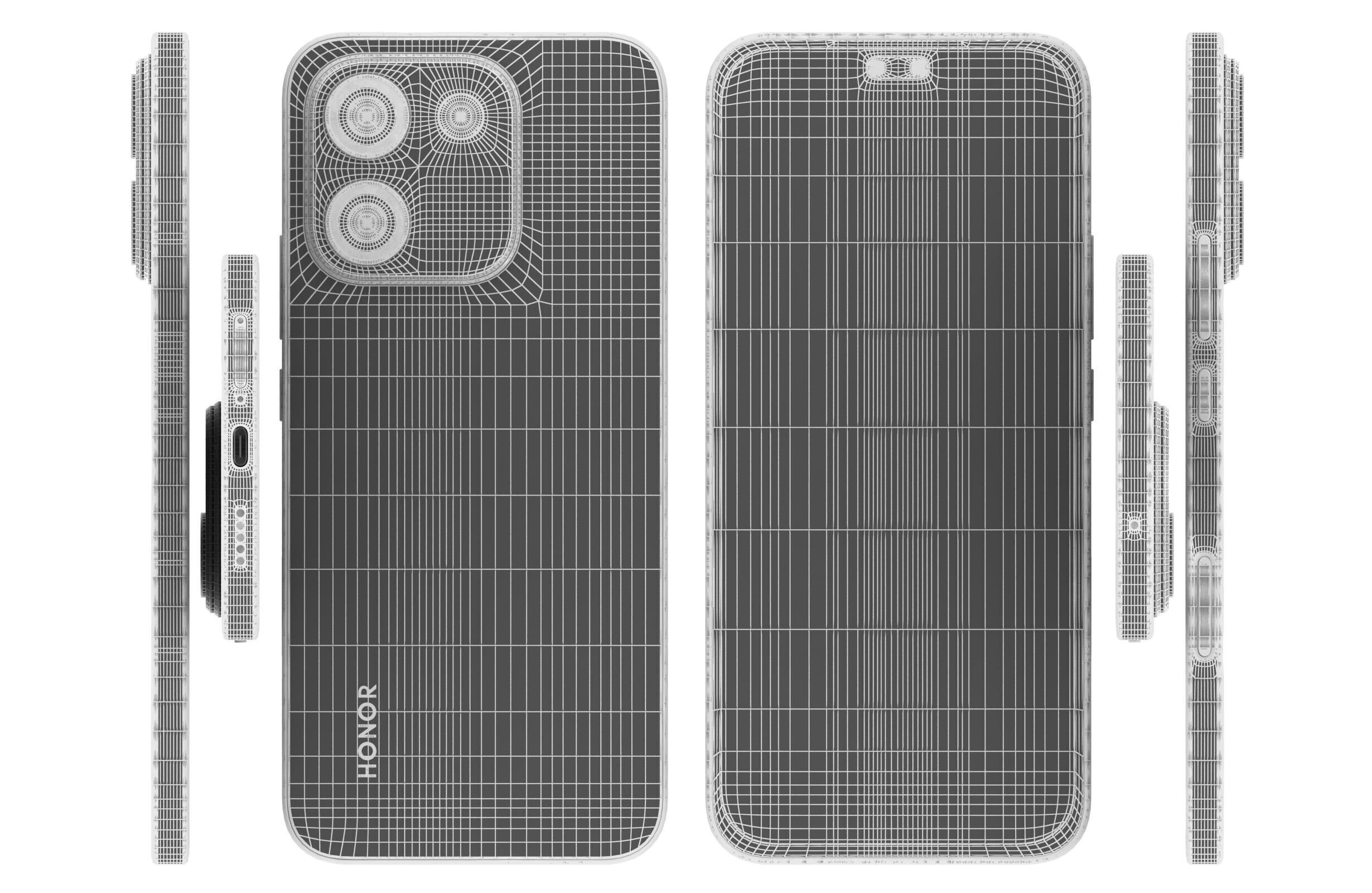 Honor X70i All Colors 3D model_21