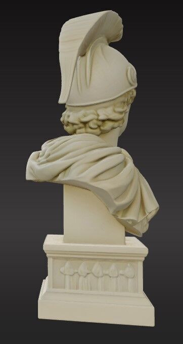 Ancient Roman Hero Figure 3D Printable STL FBX OBJ 3D print model_6