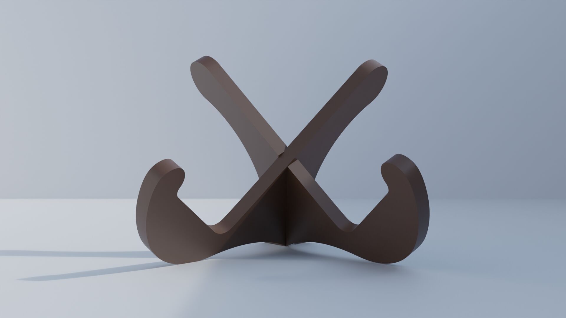 Realistic Guitar Wood Stand 3D Print Design Free 3D print model_5