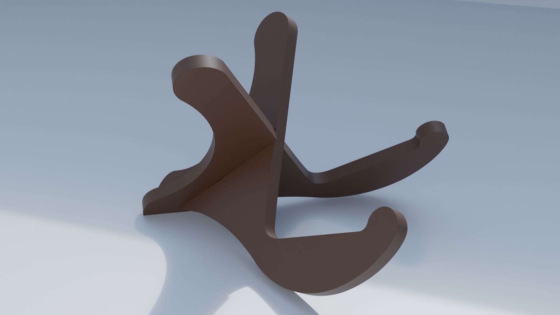 Realistic Guitar Wood Stand 3D Print Design Free 3D print model_1