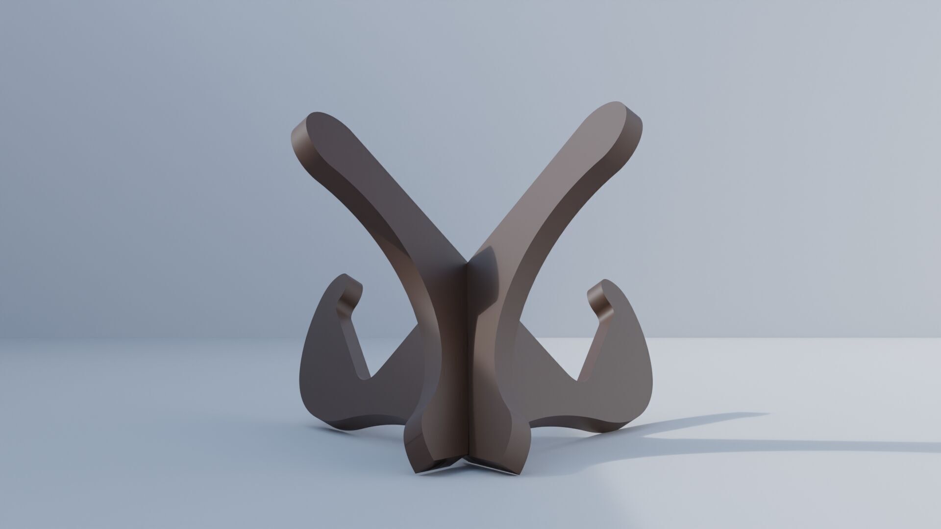 Realistic Guitar Wood Stand 3D Print Design Free 3D print model_7