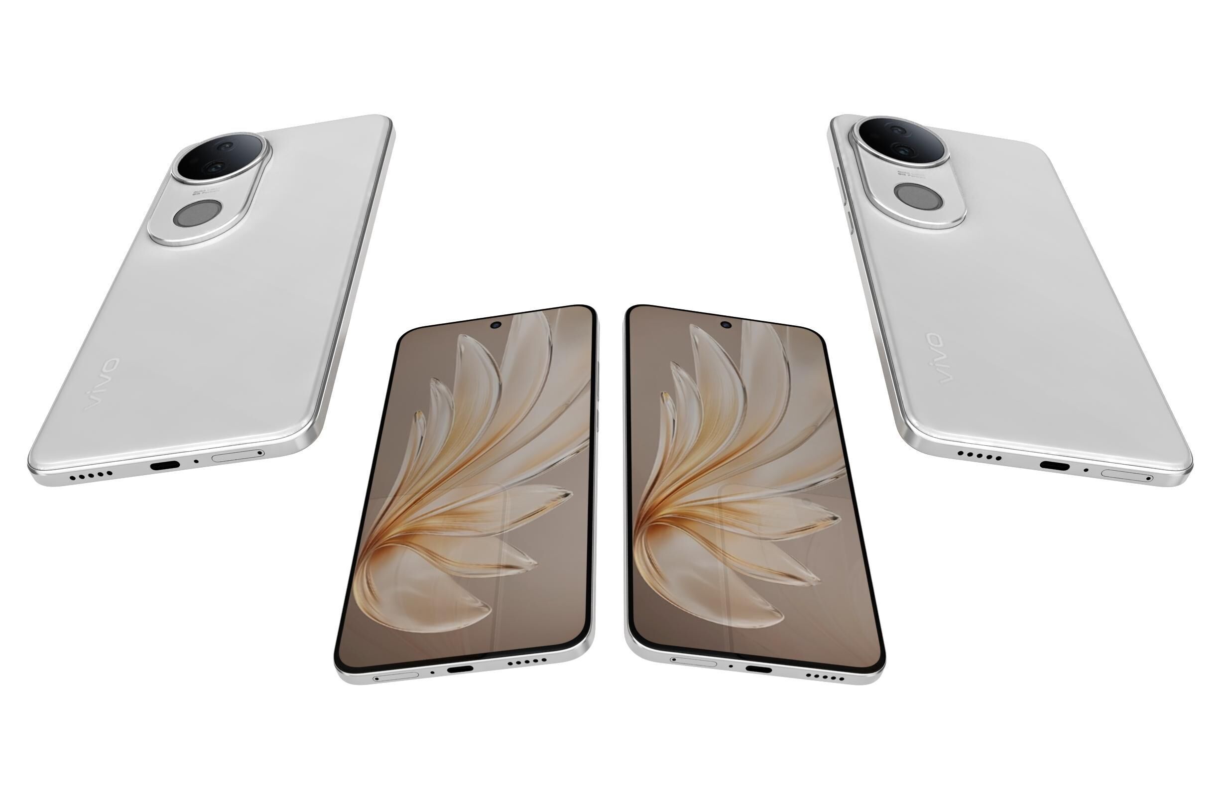 Vivo S20 Jade dew white 3D model_5