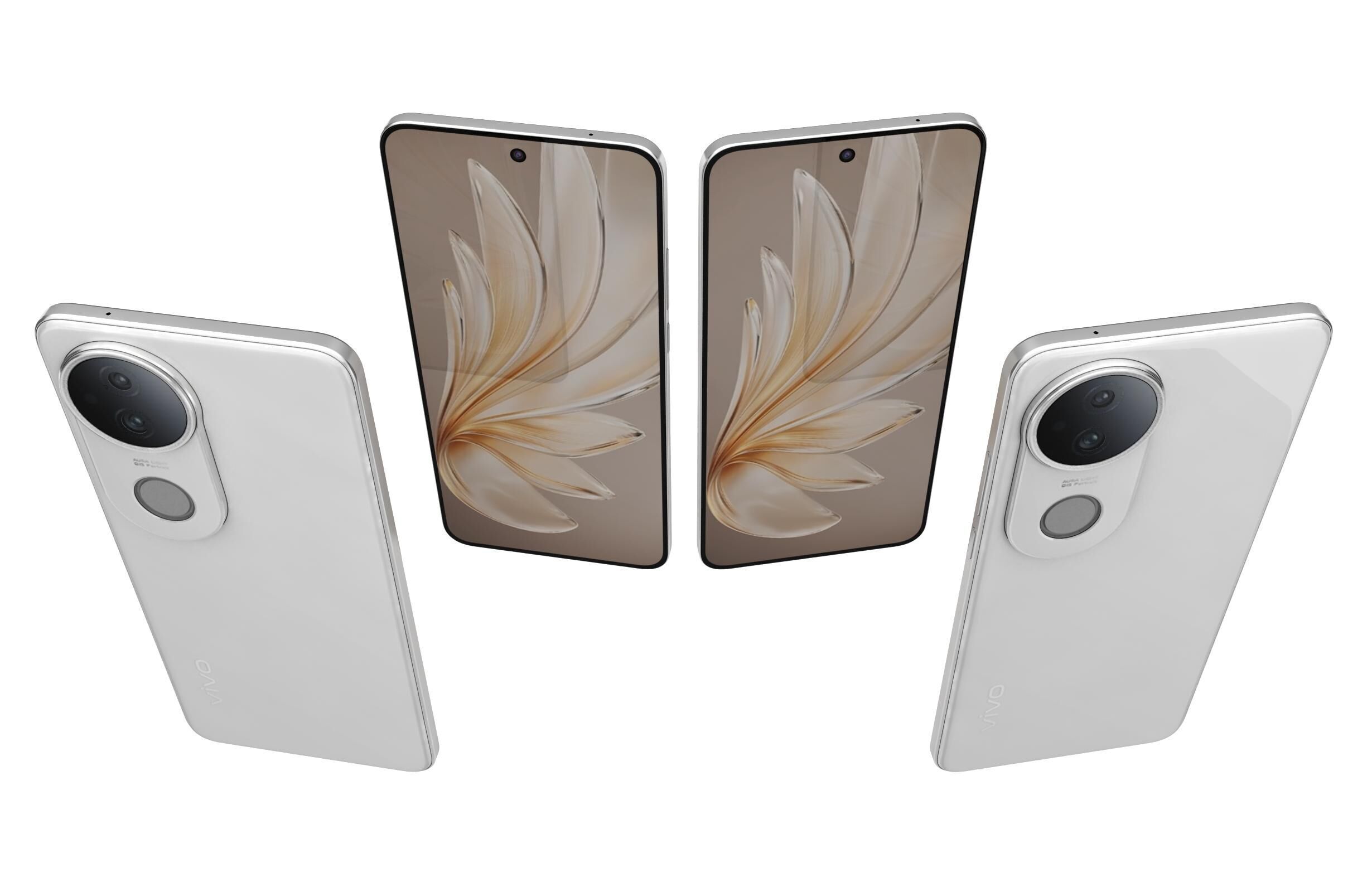 Vivo S20 Jade dew white 3D model_4