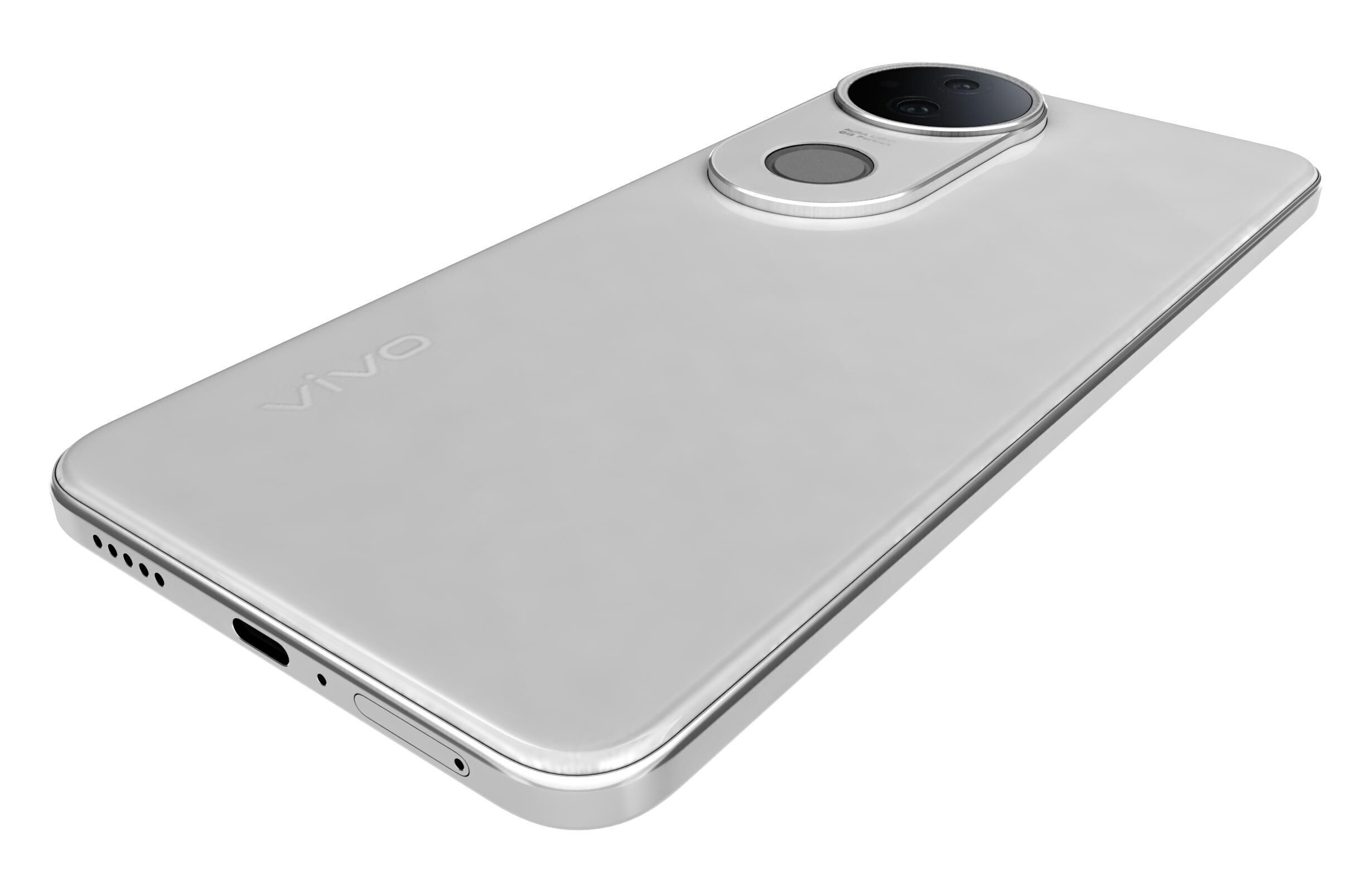 Vivo S20 Jade dew white 3D model_14