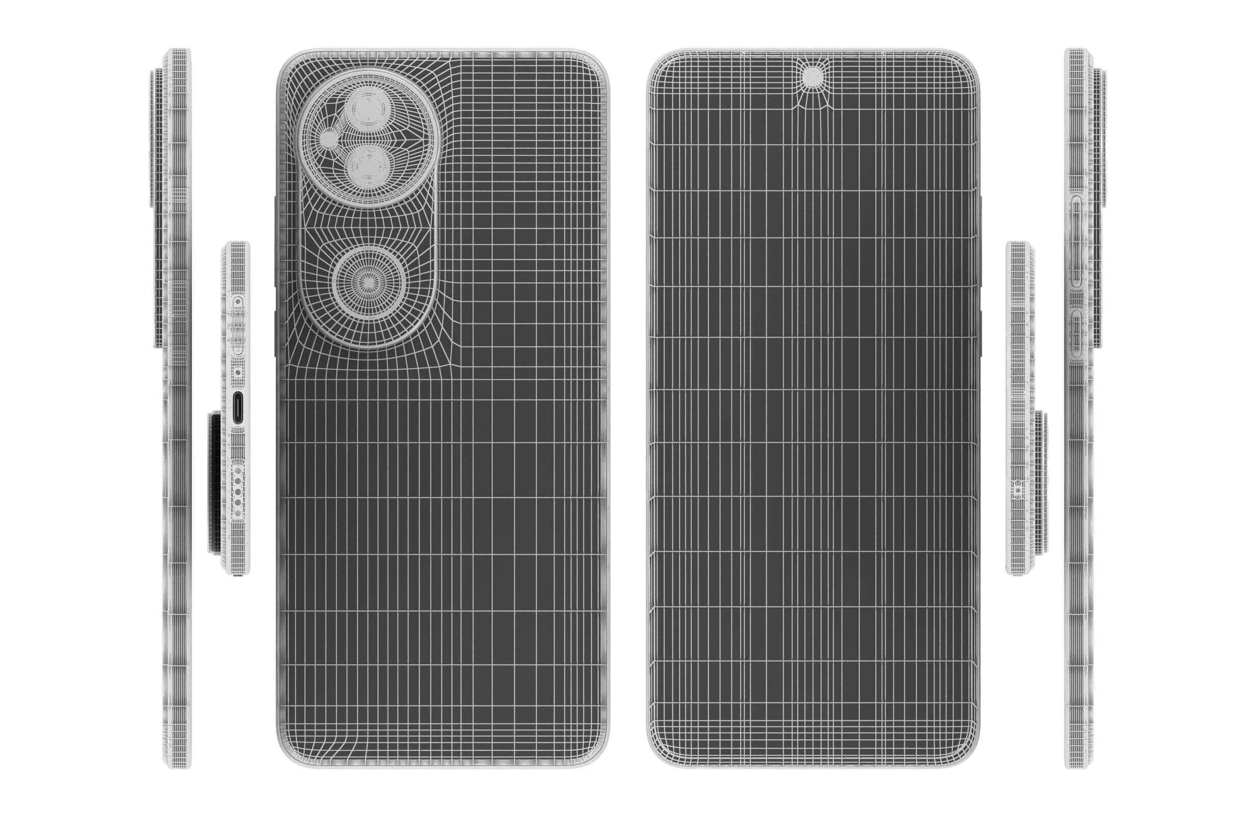 Vivo S20 Jade dew white 3D model_17