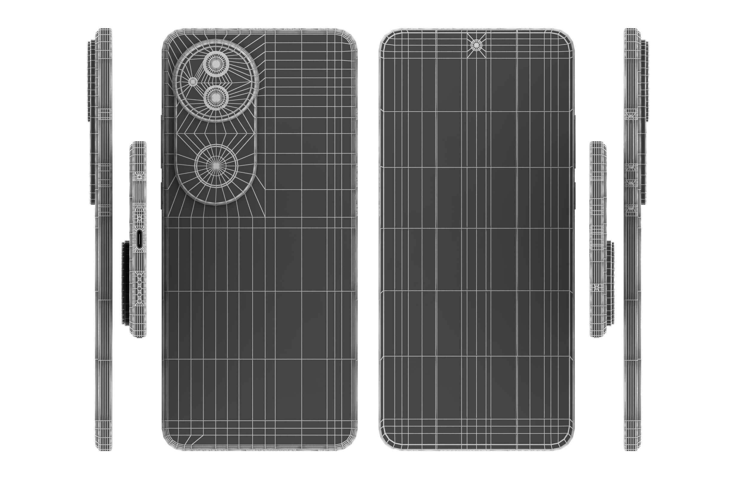 Vivo S20 Jade dew white 3D model_16