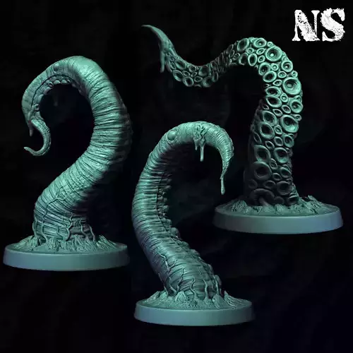 Cthulhu Tentacles  Pack of 3