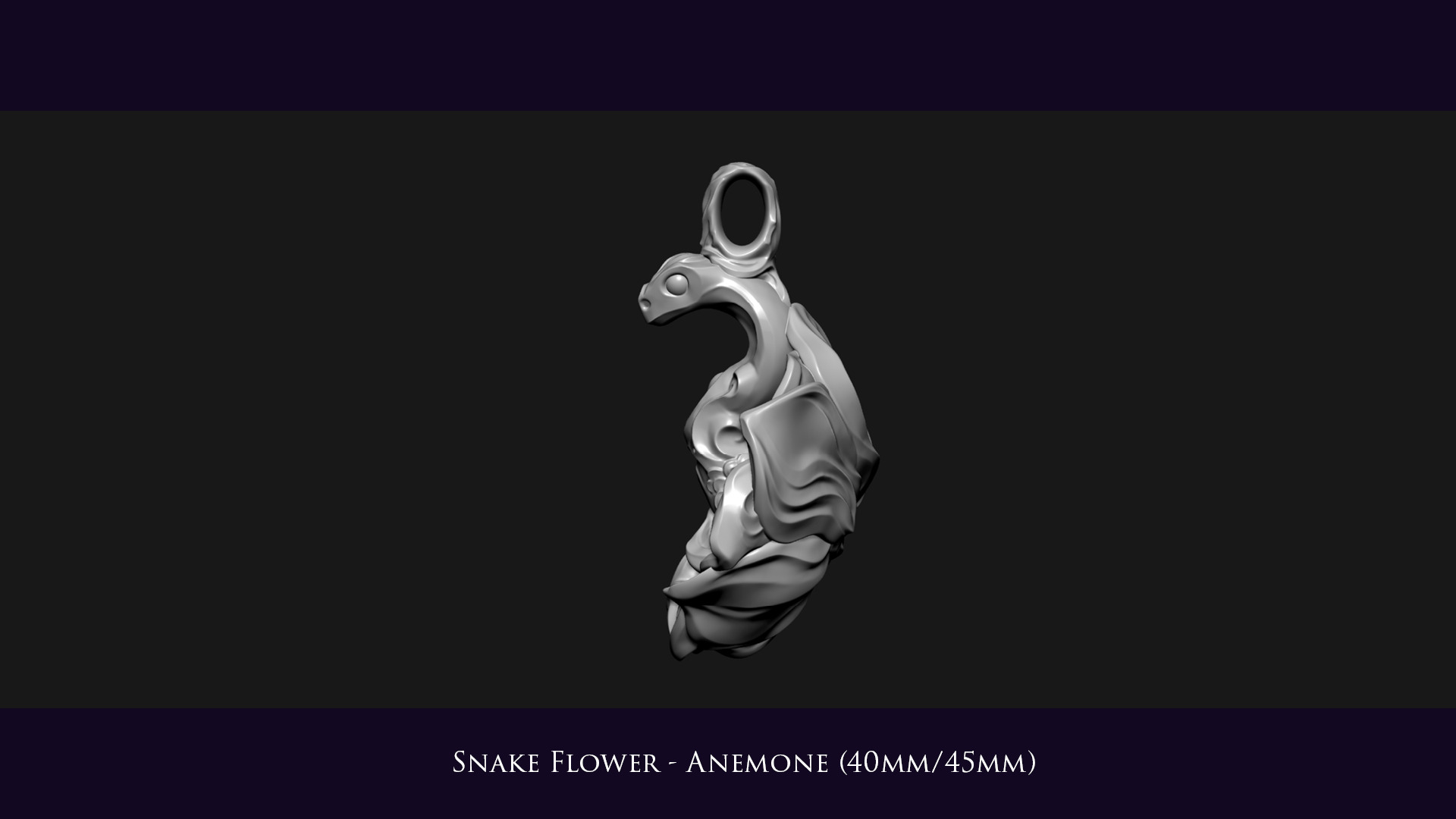 Snake Flower - Anemone 3D print model_5