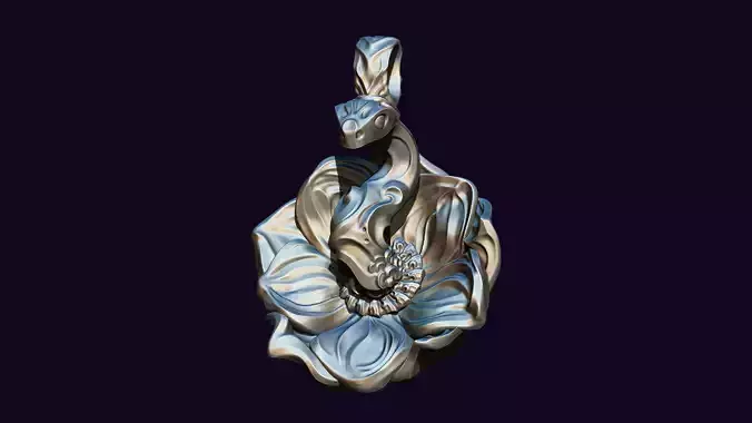 Snake Flower - Anemone 3D print model