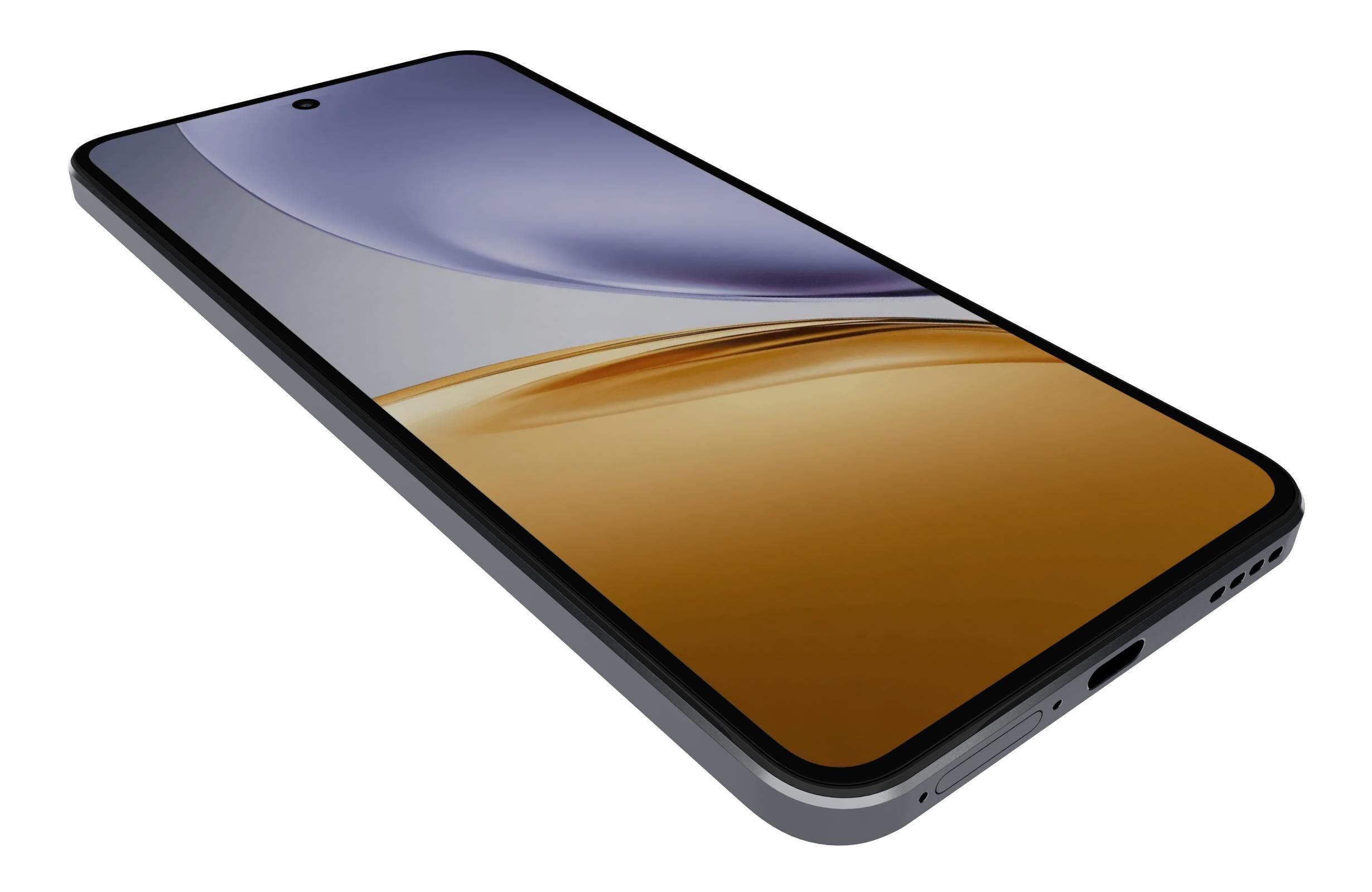 Realme 14T Black 3D model_12