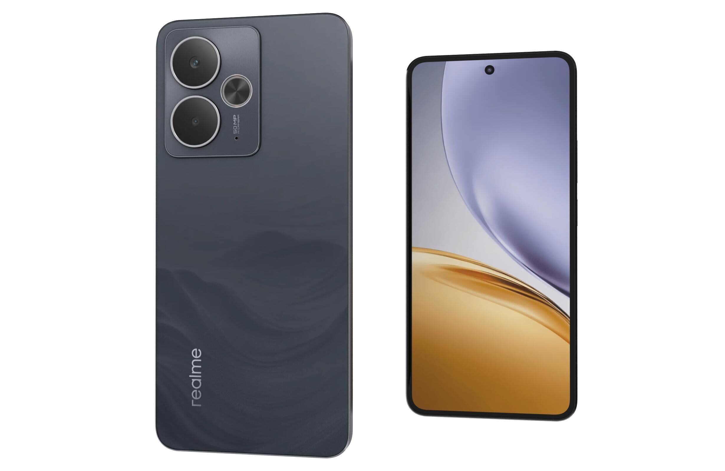 Realme 14T Black 3D model_7