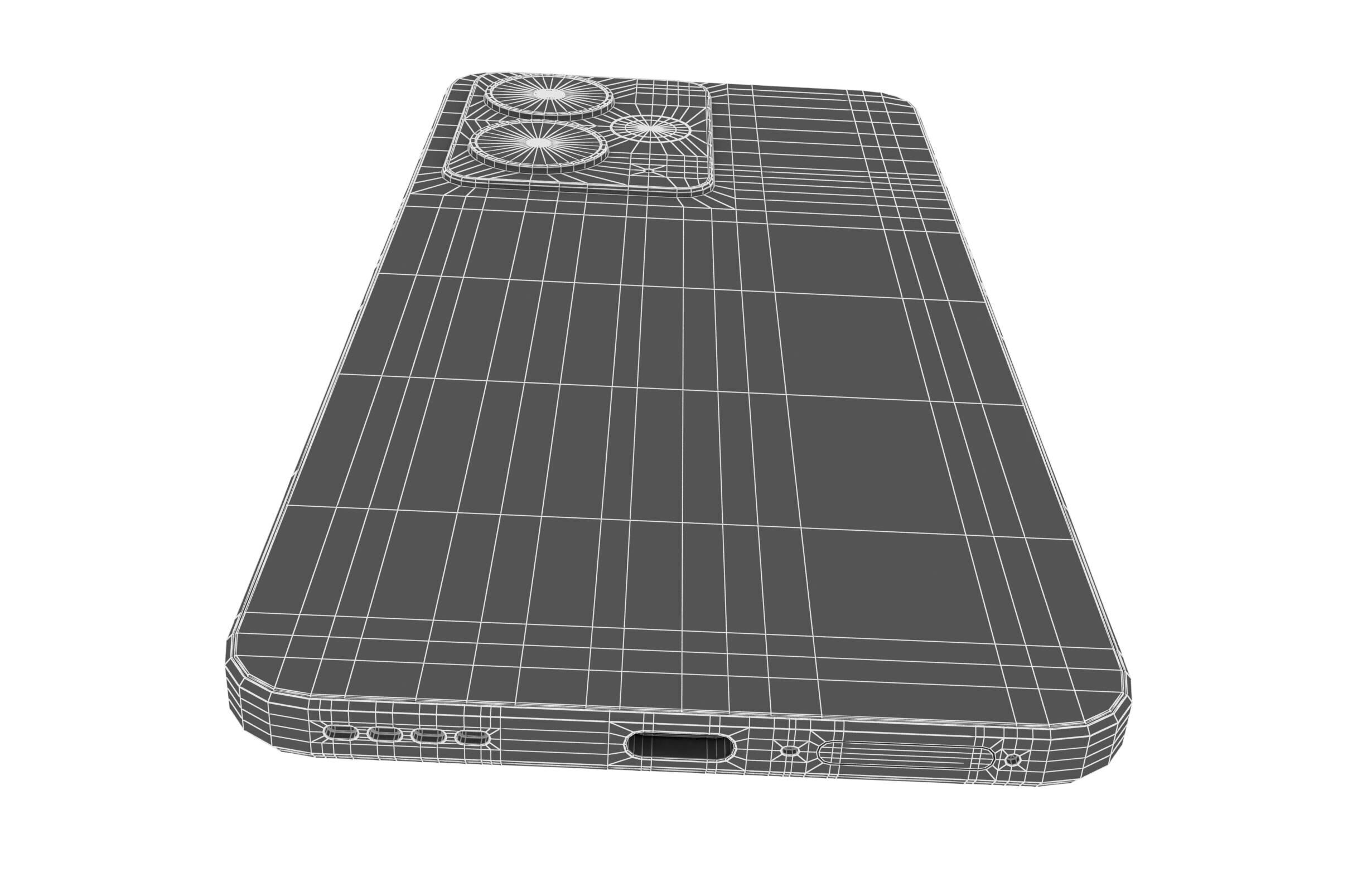 Realme 14T Green 3D model_21