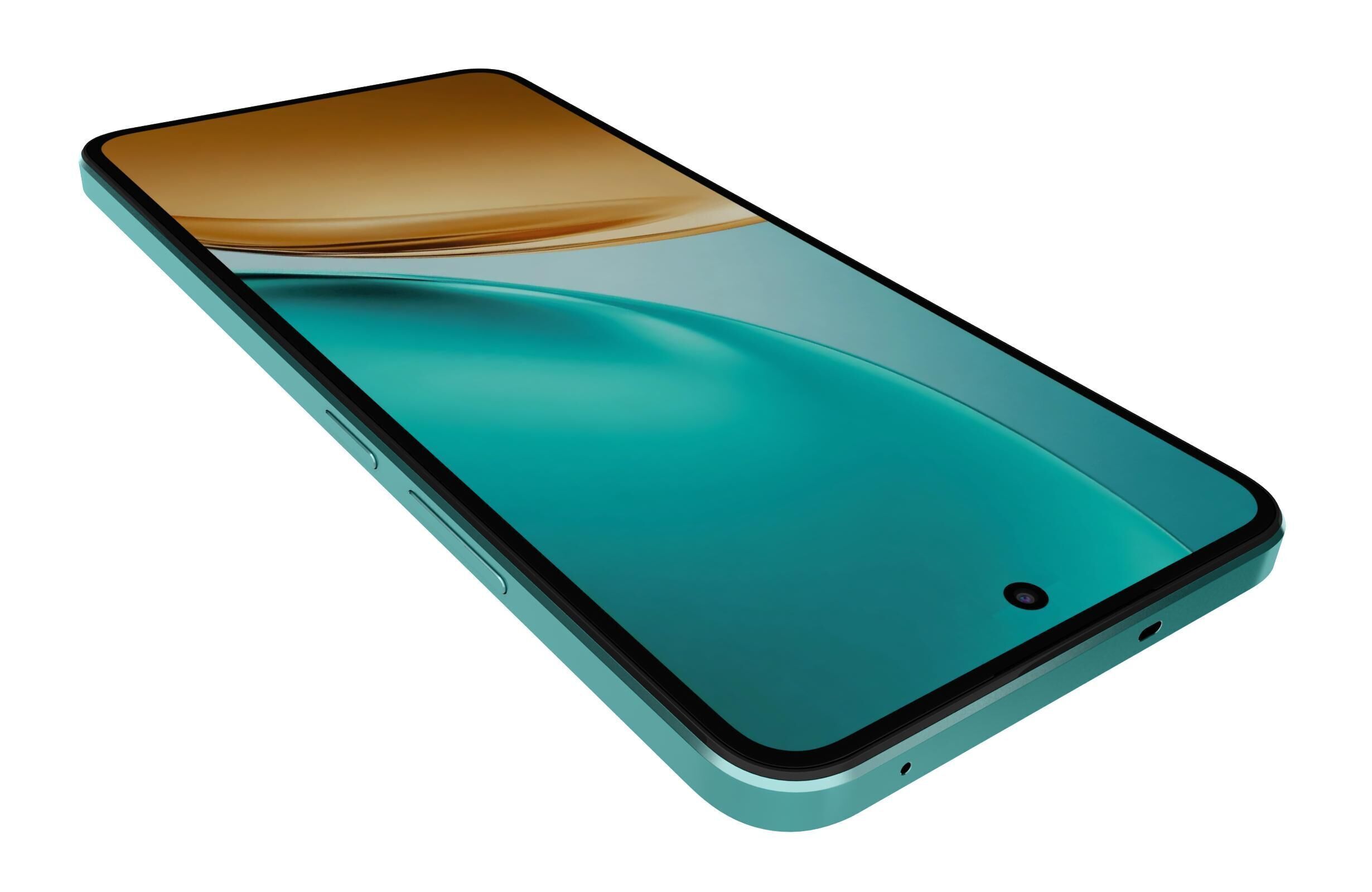 Realme 14T Green 3D model_13