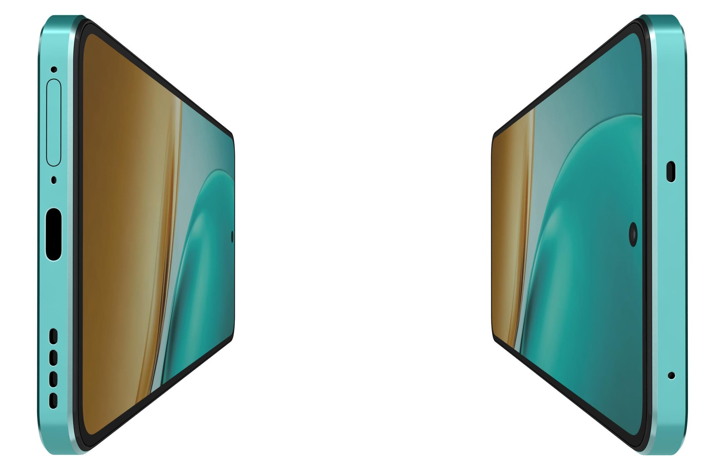 Realme 14T Green 3D model_8