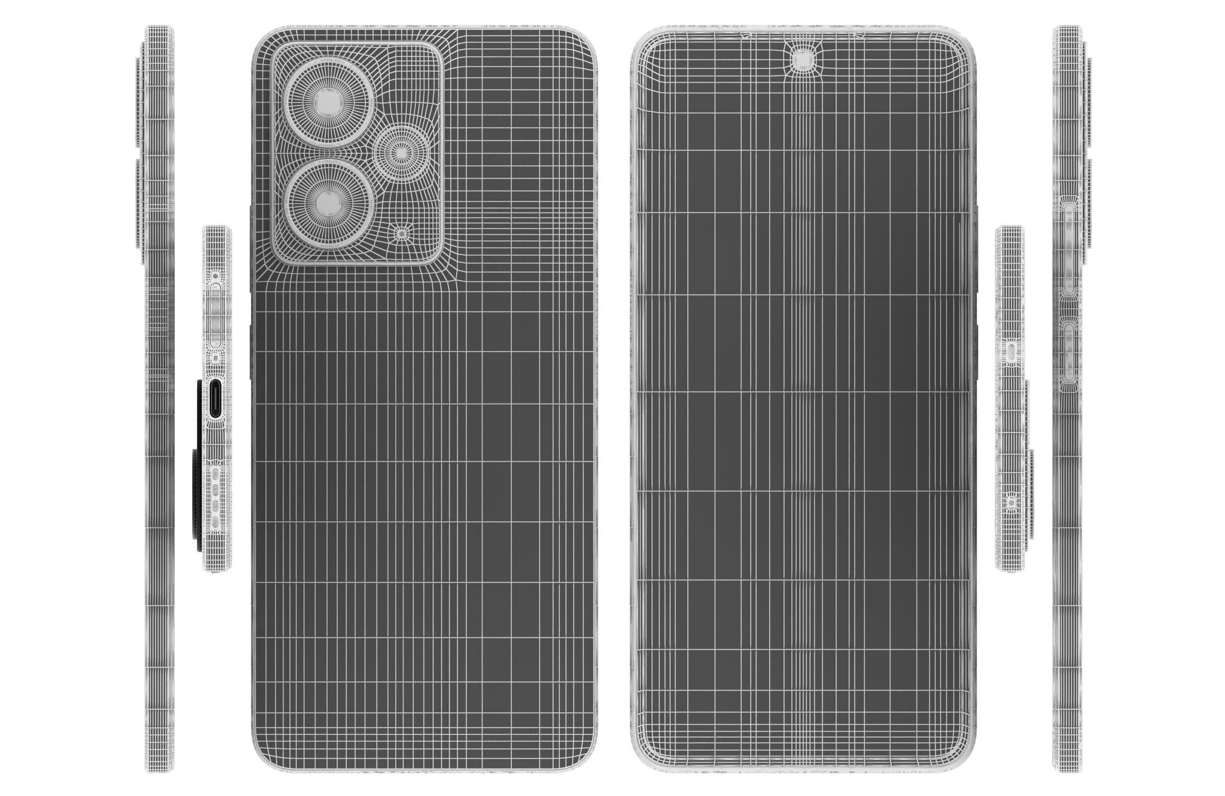 Realme 14T Green 3D model_17