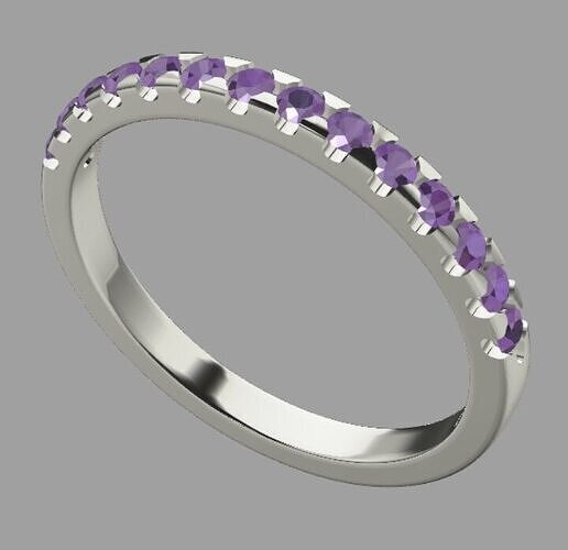 Diamond ring 3D print model