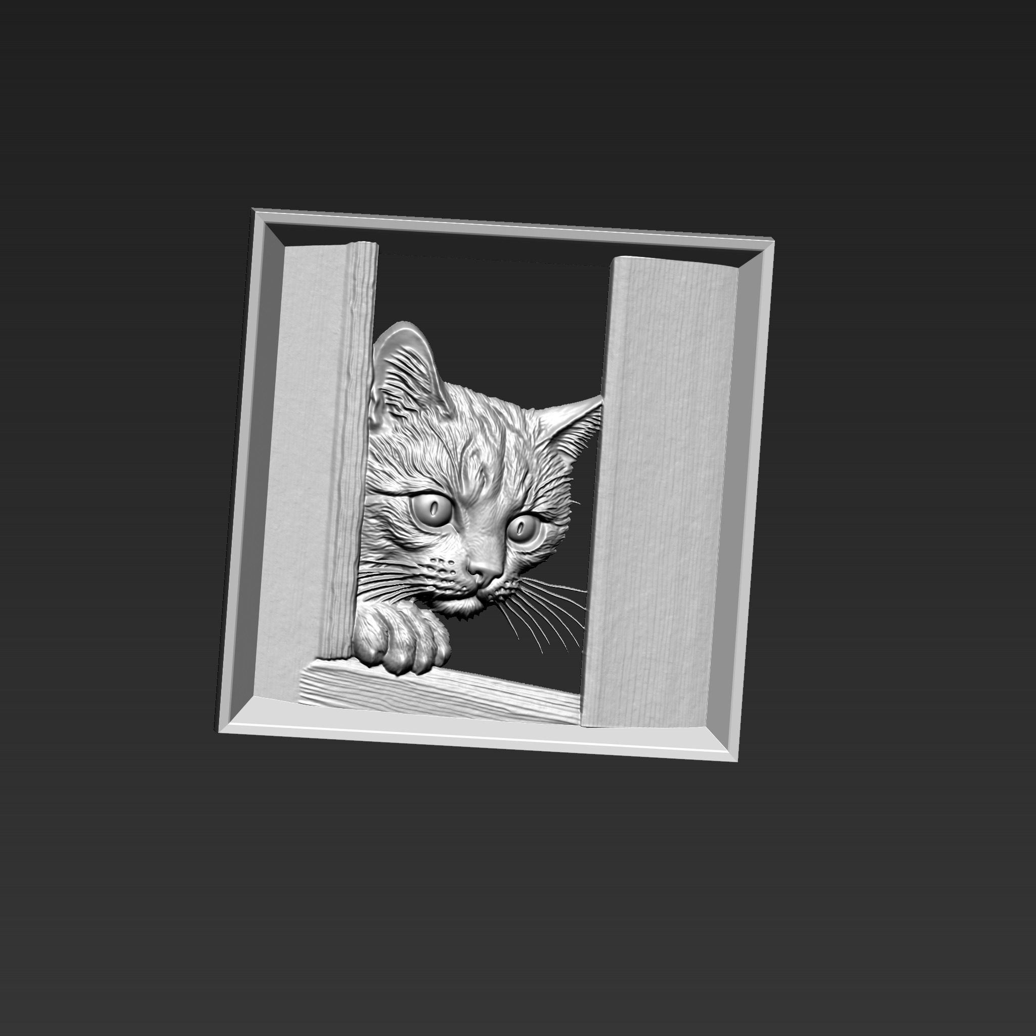 Cat A3 3D print model_4