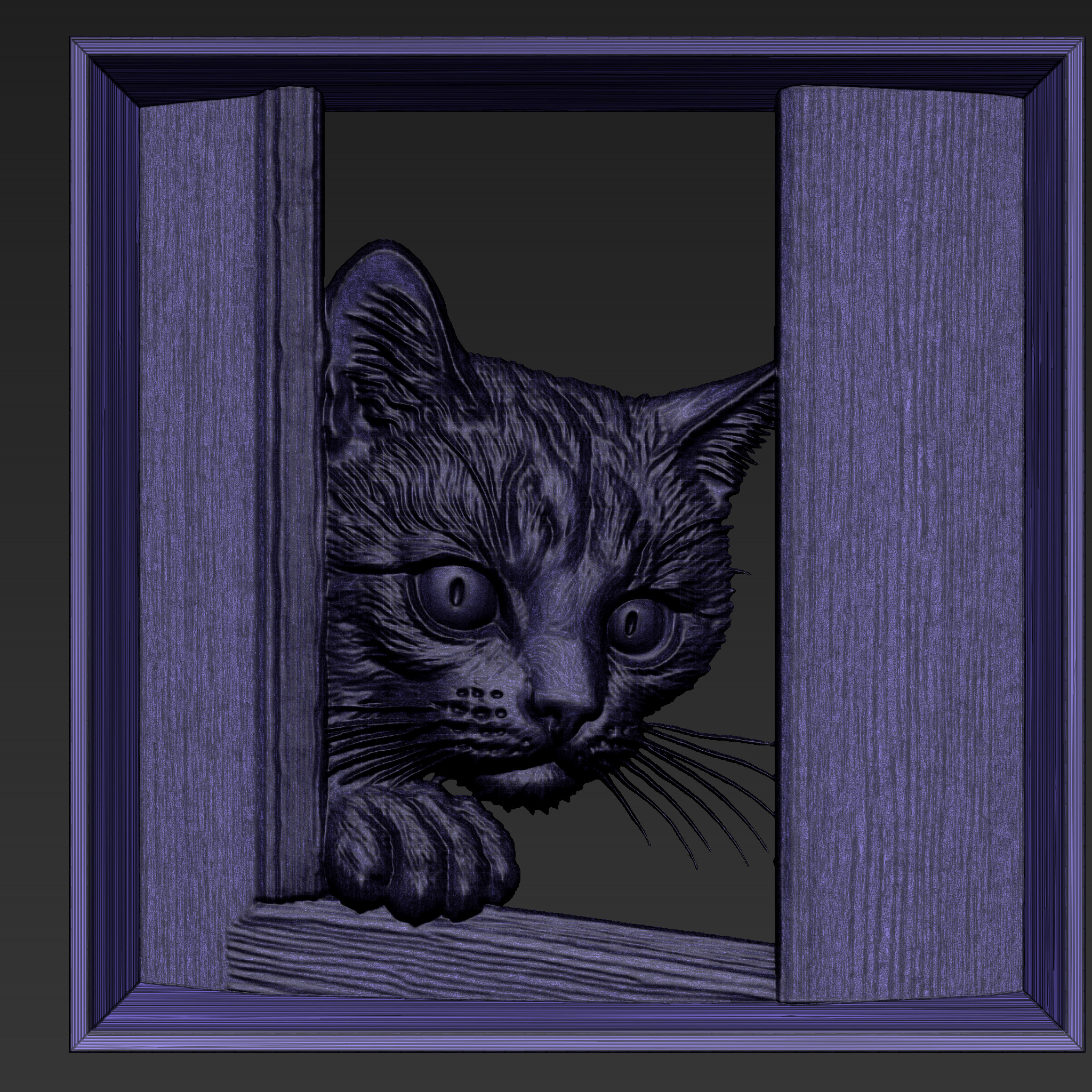 Cat A3 3D print model_5