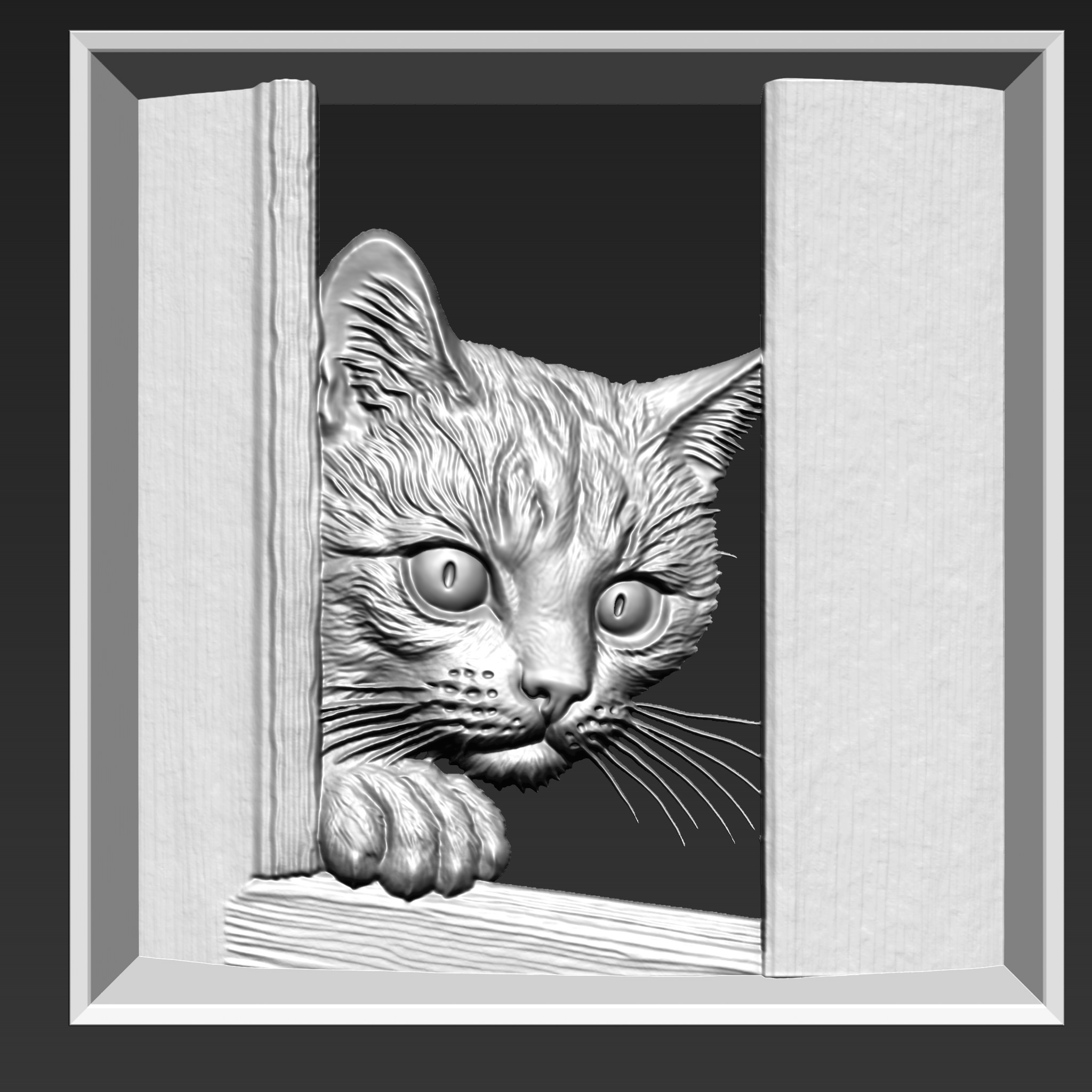 Cat A3 3D print model_1