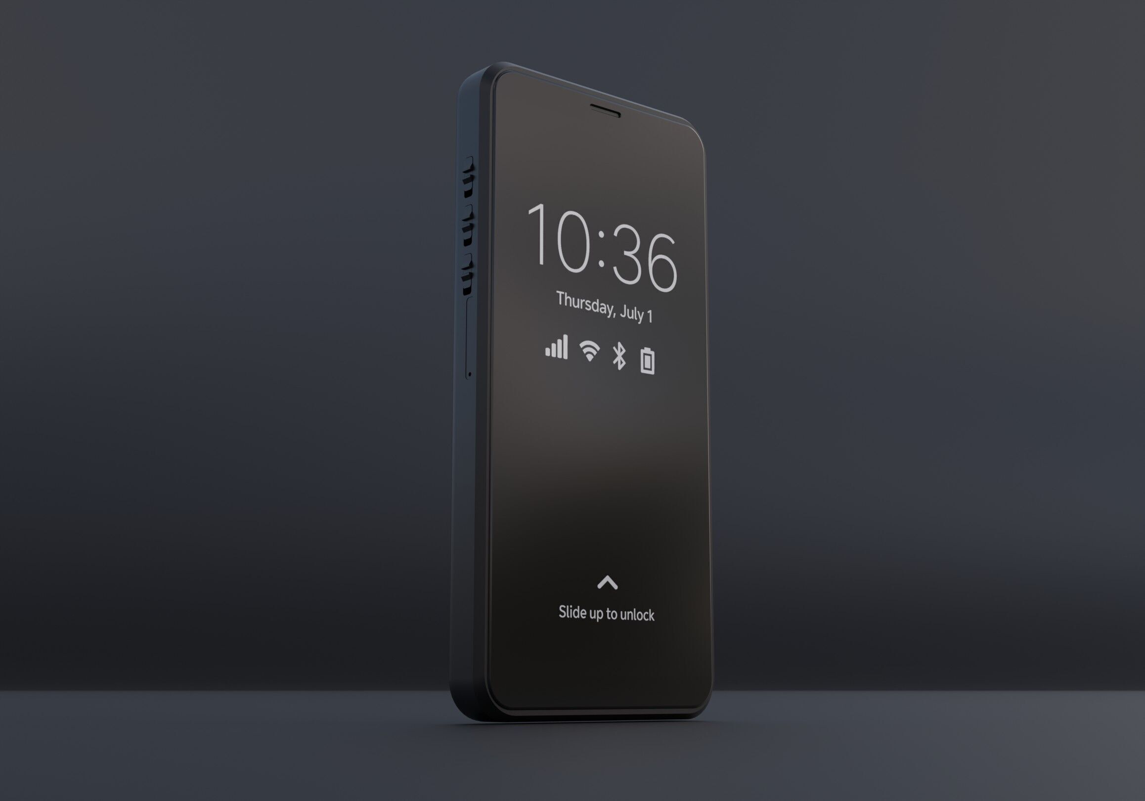 Purism Librem 5 Smartphone Low-poly 3D model_3