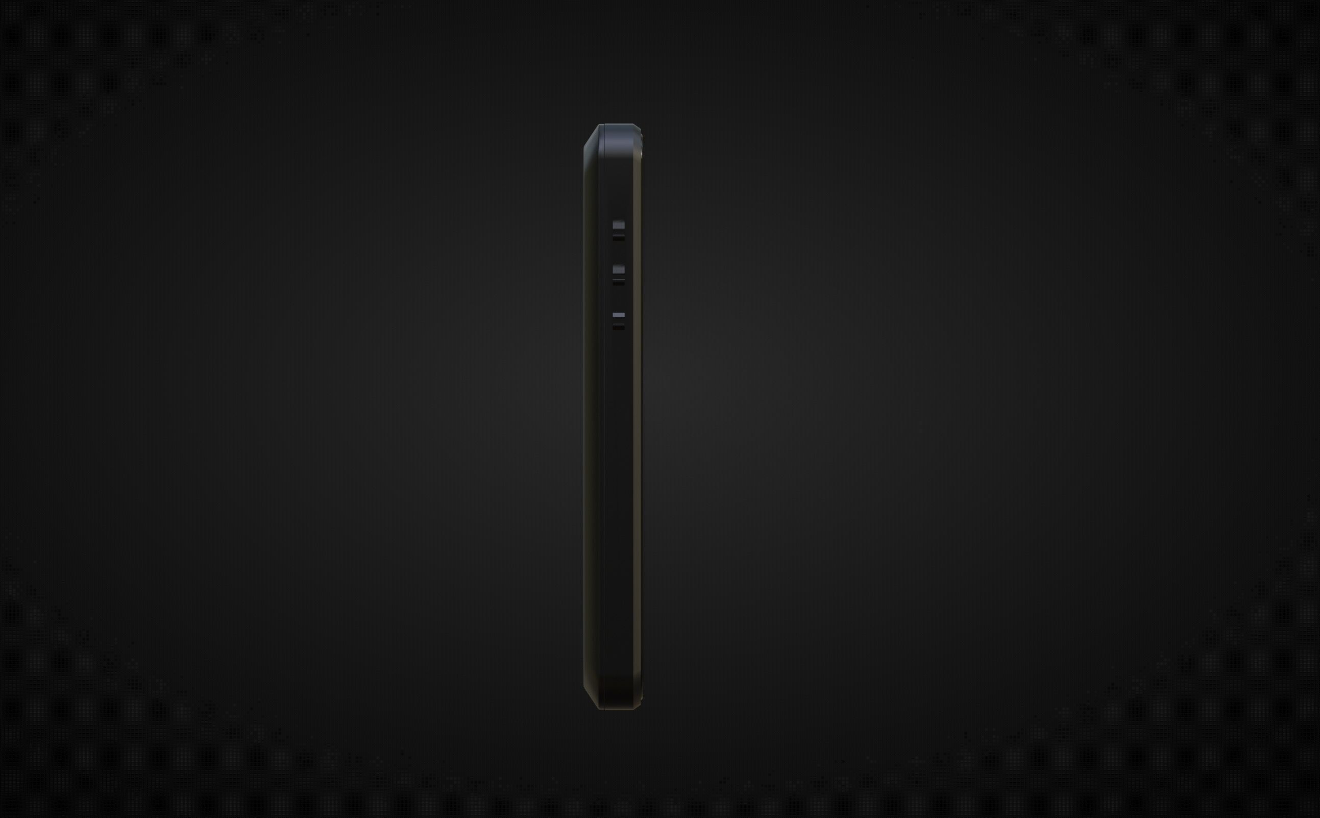 Purism Librem 5 Smartphone Low-poly 3D model_9