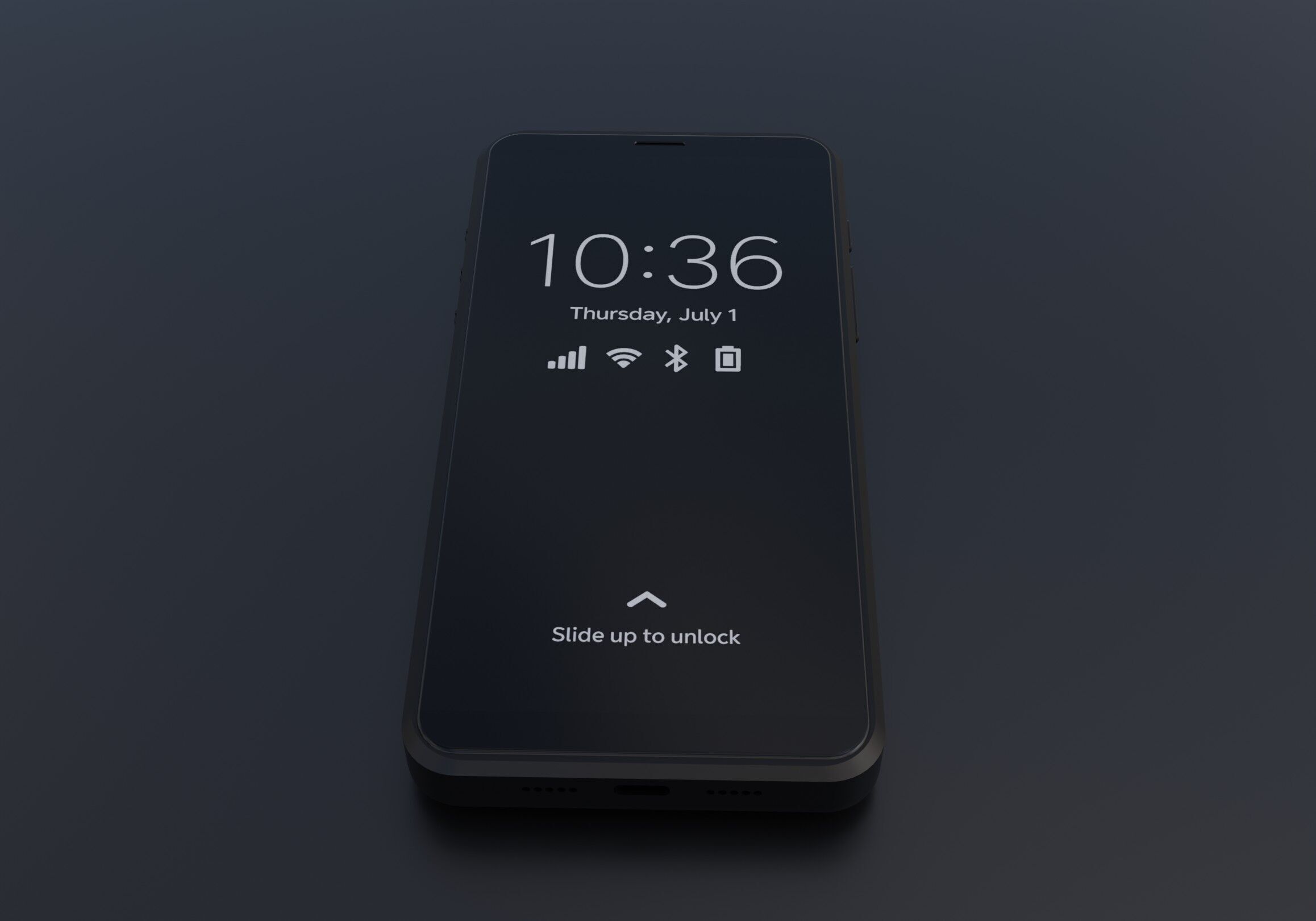 Purism Librem 5 Smartphone Low-poly 3D model_2