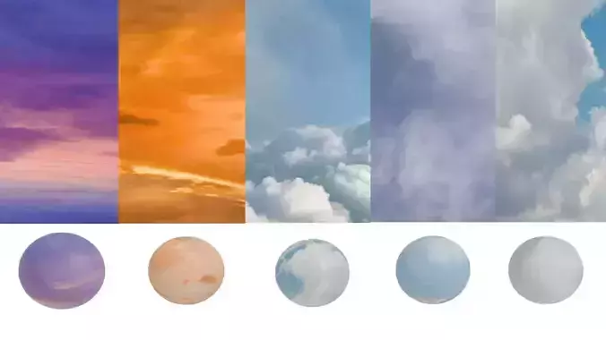 Skies - Matte Painting - Panoramas