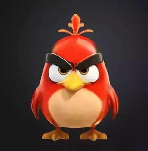 Angry Bird 3D Model
