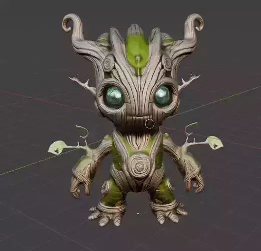3D model Groot 3D Model PBR Textured High Poly VR / AR / low-poly ...