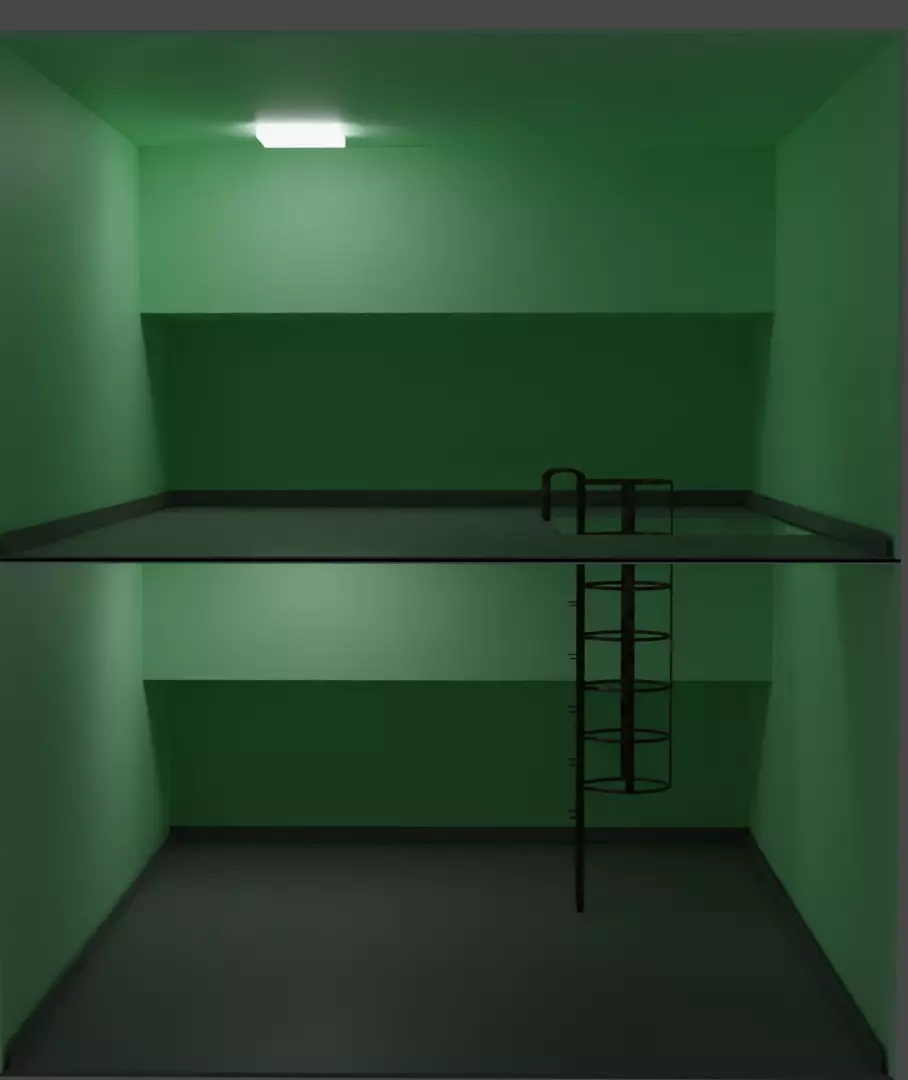Interior Liminal Space 3D Model 2 3D model_0
