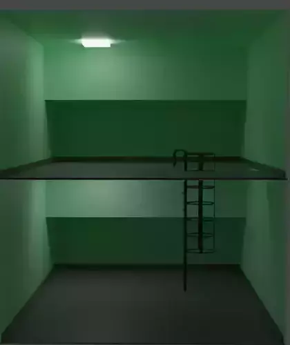 Interior Liminal Space 3D Model 2