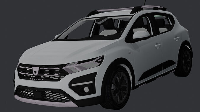 2021 Dacia Sandero Stepway 3D Model 3D model