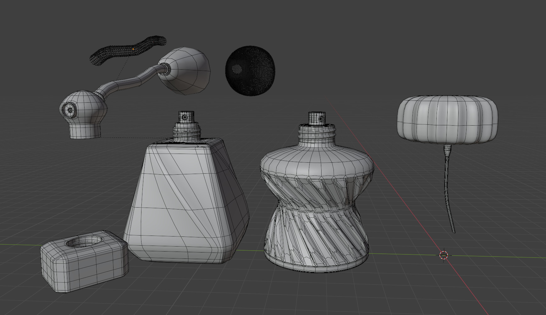 luxury Perfume Bottles 3D model_8