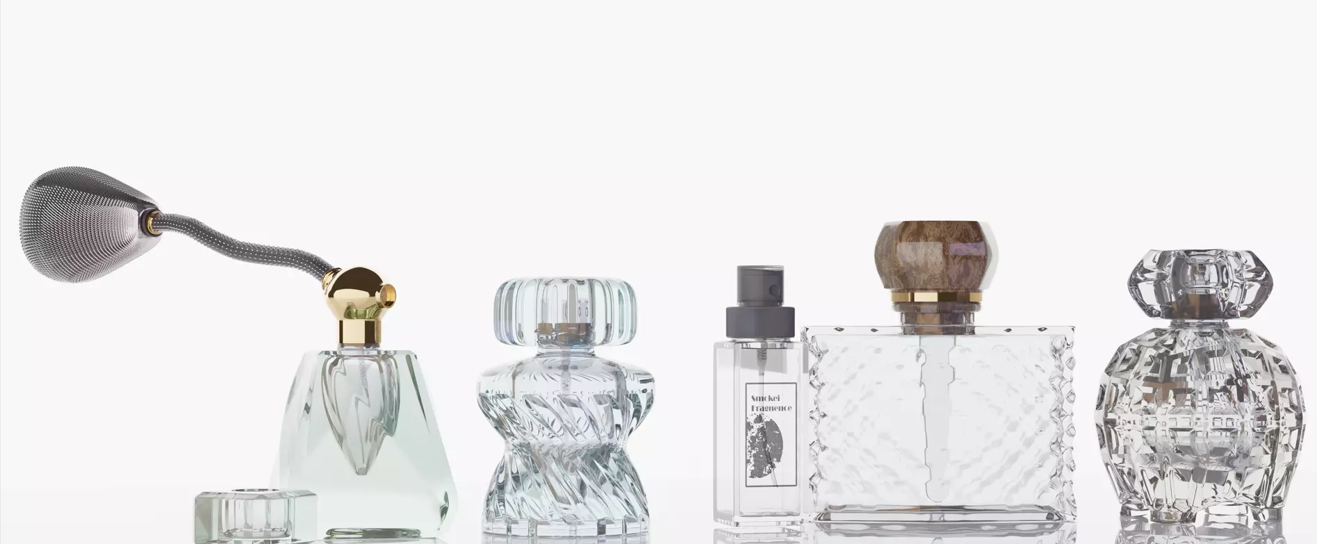 luxury Perfume Bottles 3D model_0