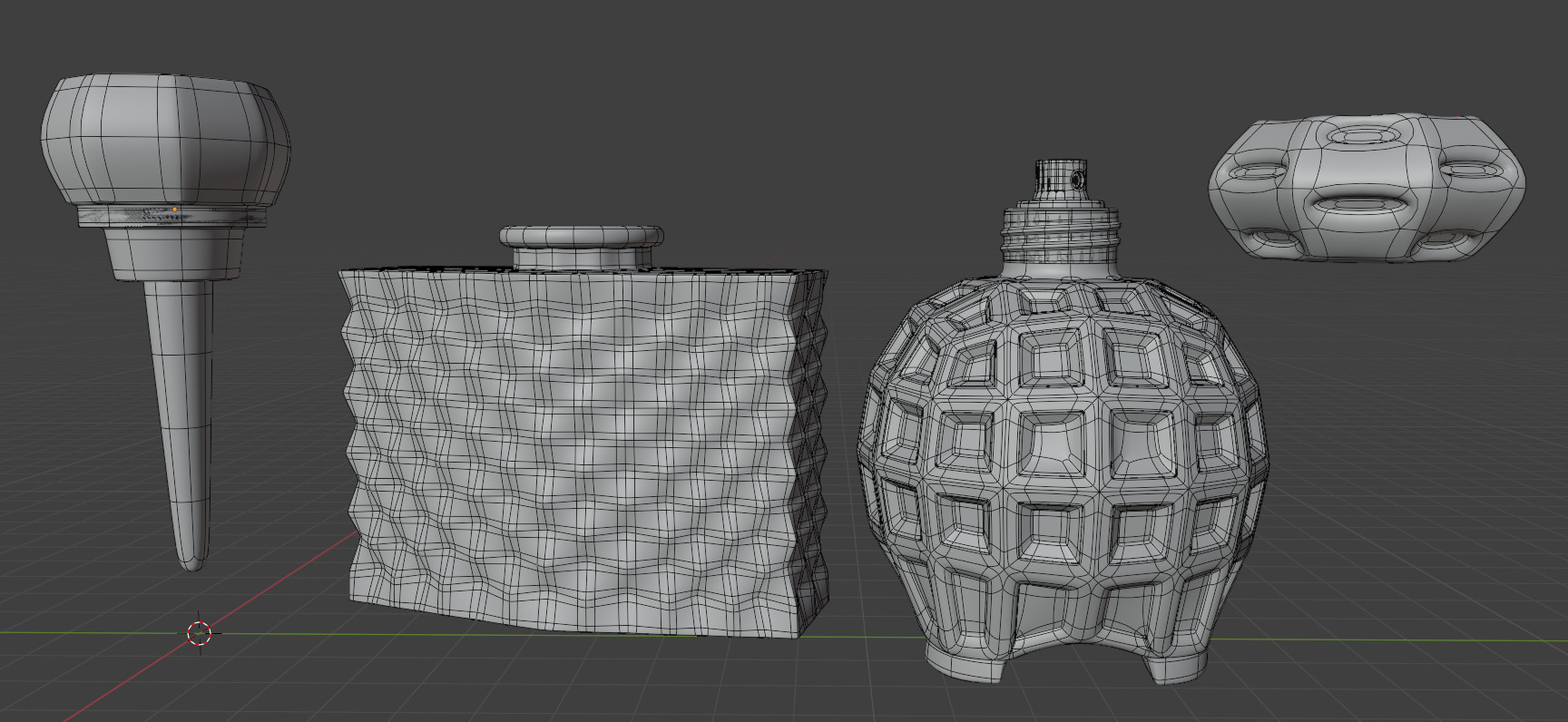 luxury Perfume Bottles 3D model_12