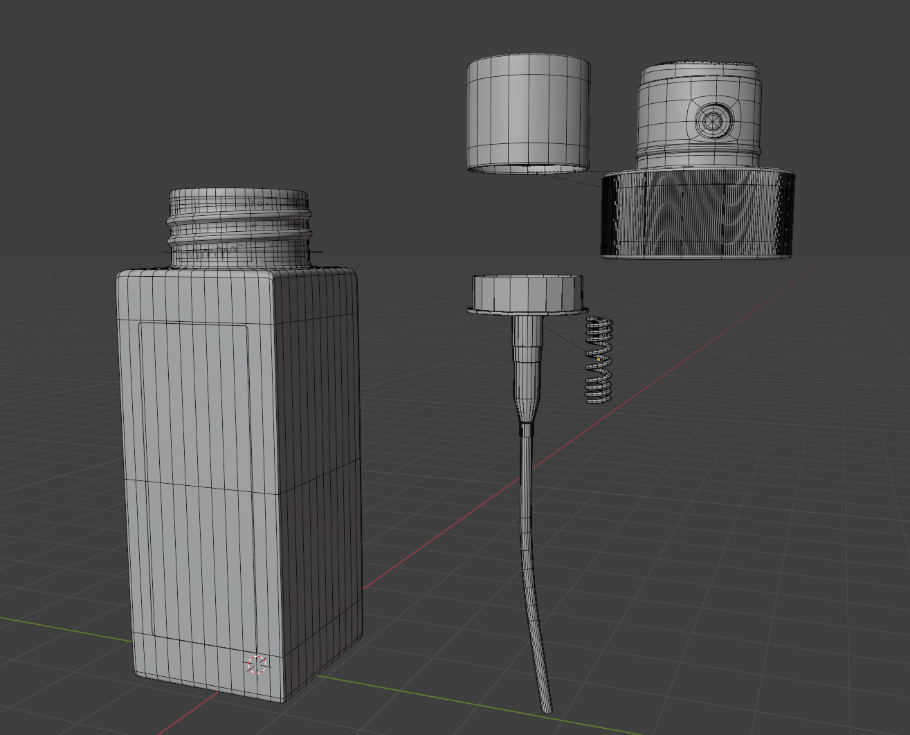 luxury Perfume Bottles 3D model_7