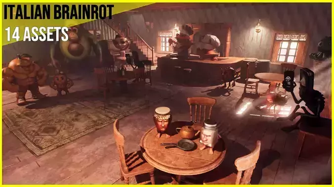 Italian Brainrot Characters 3