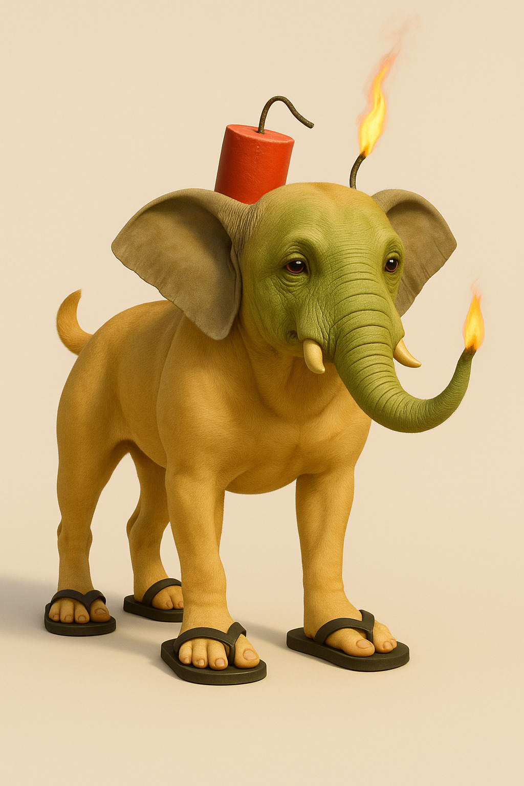 Italian Brainrot Characters 4 Low-poly 3D model_14