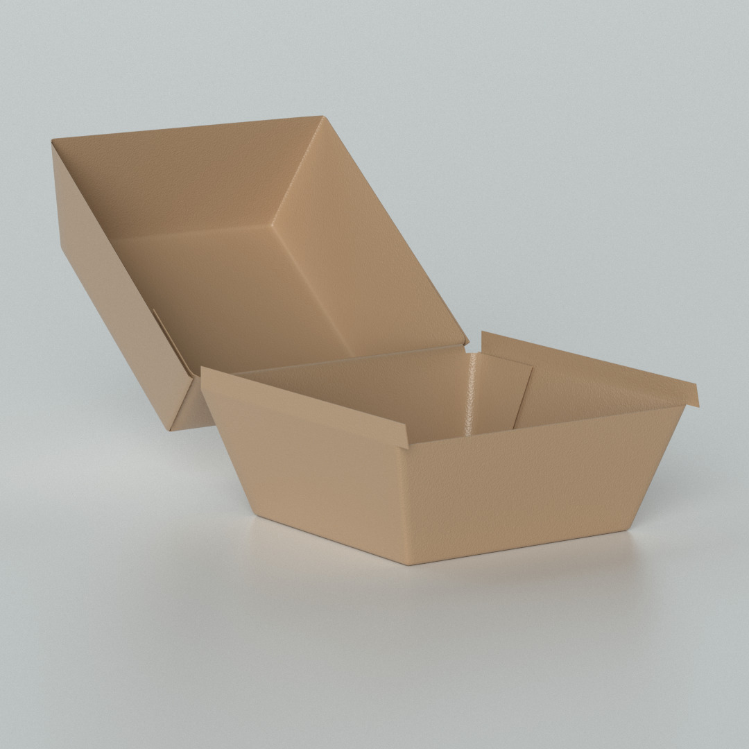 Food Containers Boxes Packages Collection 3D model_4