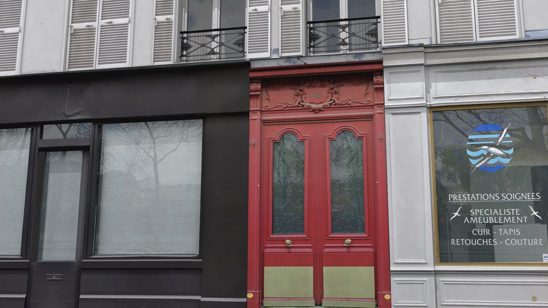 Old Paris House 005 Low-poly 3D model_6