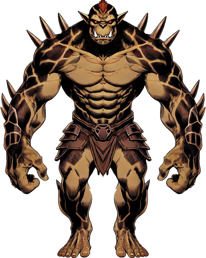 Ogre Character Pack Low-poly 3D model_11