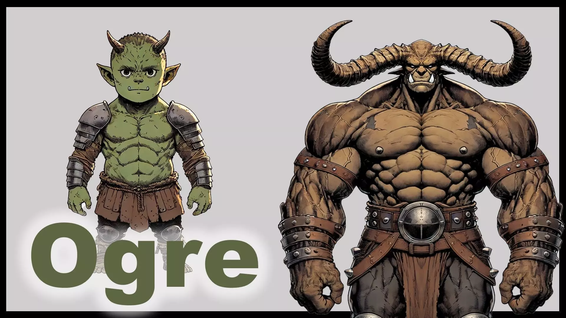 Ogre Character Pack Low-poly 3D model_0