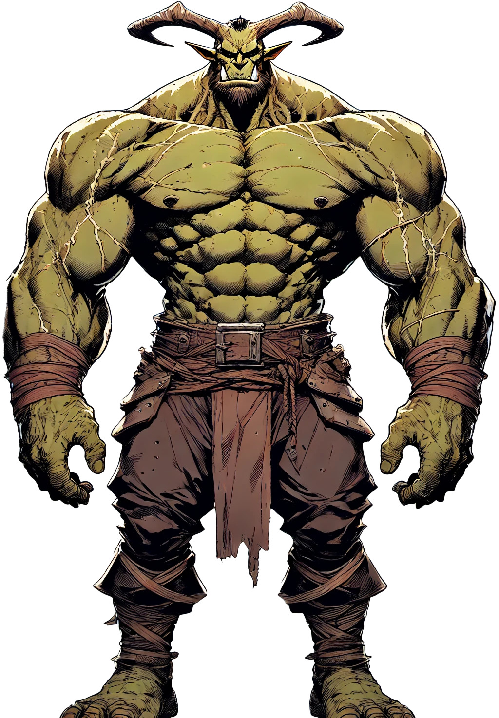 Ogre Character Pack Low-poly 3D model_12