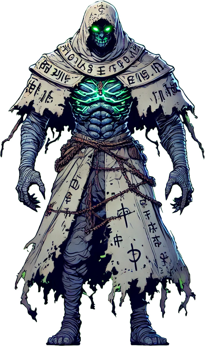 Ghoul Character Pack Low-poly 3D model_14