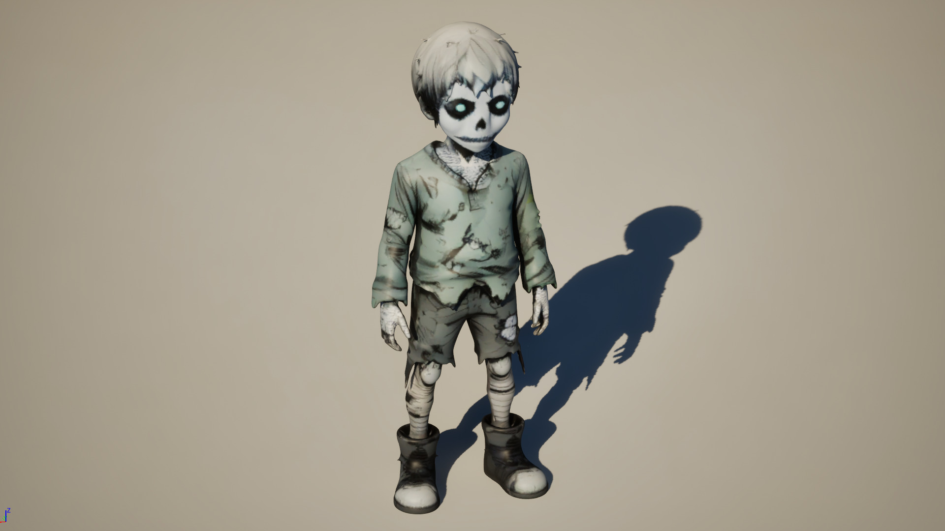 Ghoul Character Pack Low-poly 3D model_19
