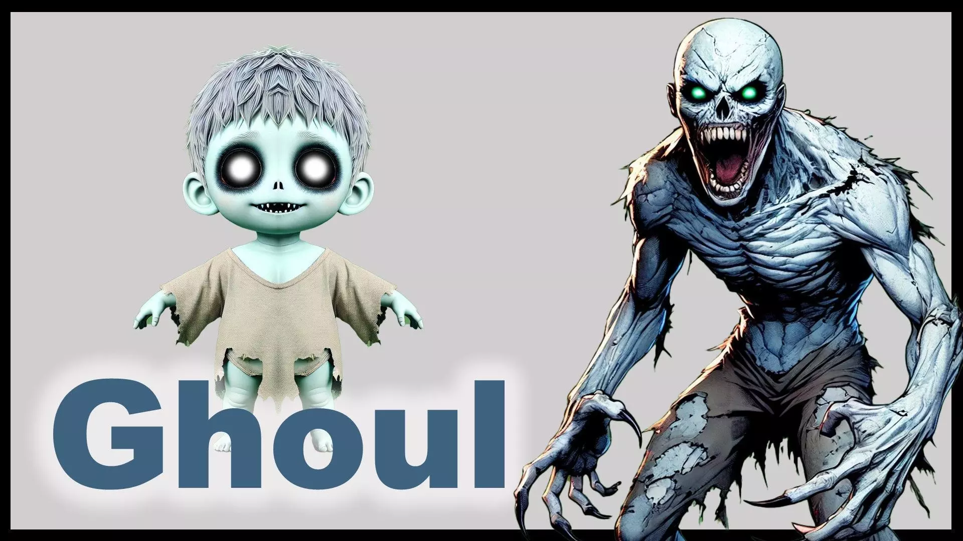Ghoul Character Pack Low-poly 3D model_0