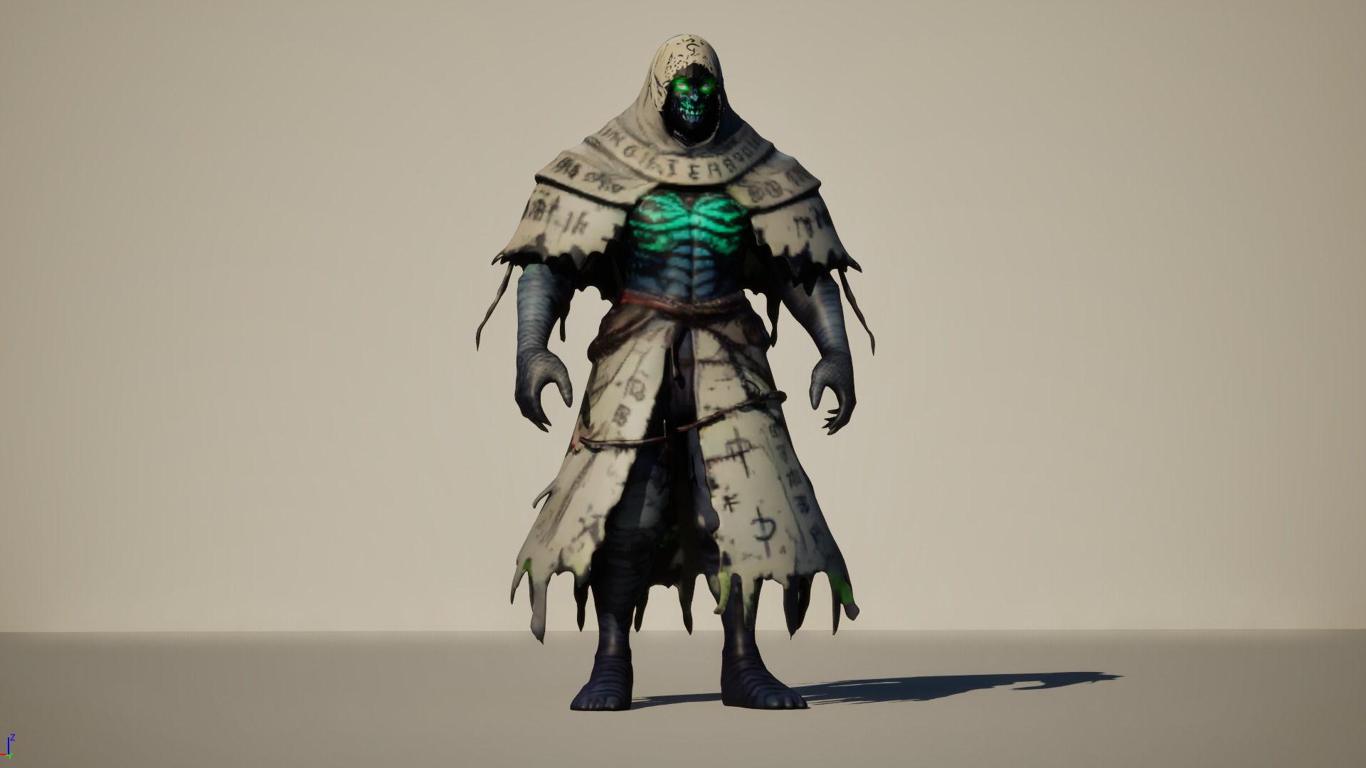 Ghoul Character Pack Low-poly 3D model_28